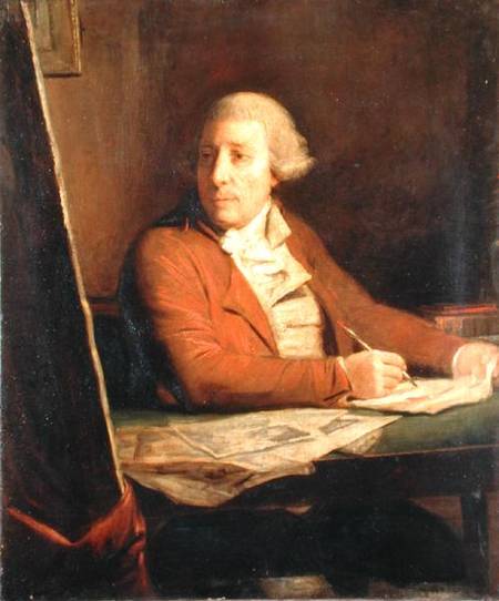 Portrait of Francesco Bartolozzi von Domenico Pellegrini
