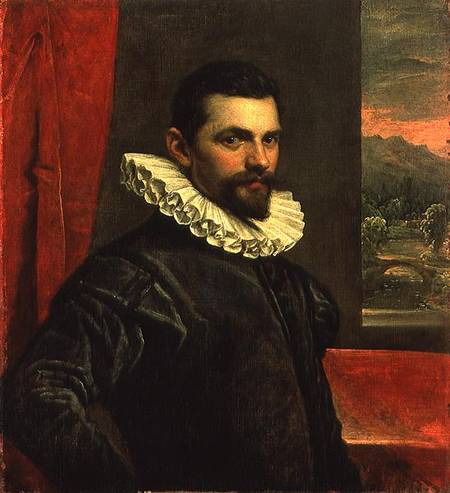 Portrait of Francesco Bassano (1549-92) von Domenico Tintoretto