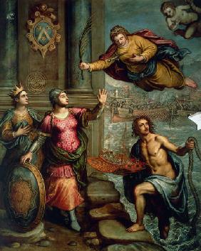Domenico Tintoretto/ Seeleute weihen...