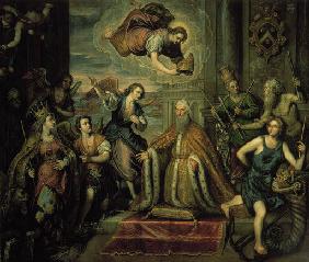 Dom.Tintoretto/ Doge Bembo & Venetia