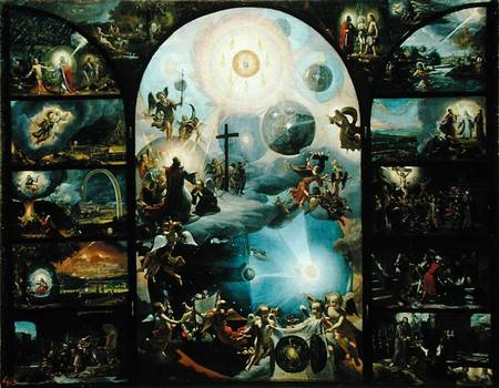 Allegory of the Creation of the Cosmos von Domenicus van Wijnen