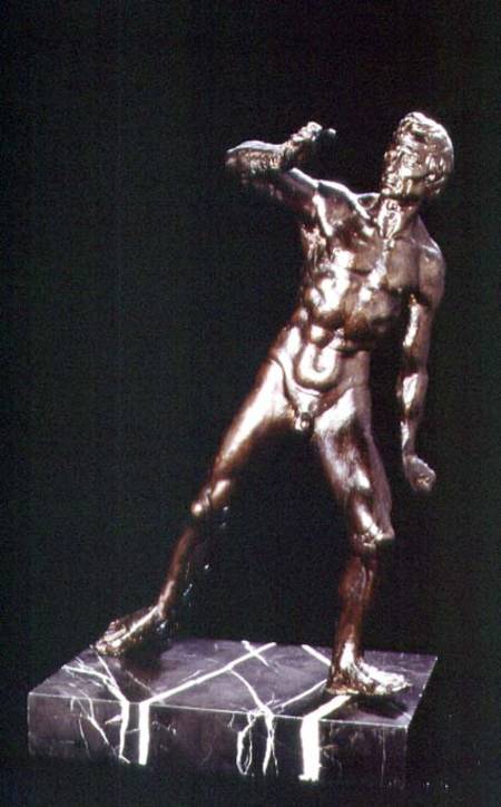 Frightened man, sculpture von Donatello