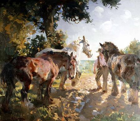 Going to Pasture von Dorothy Adamson