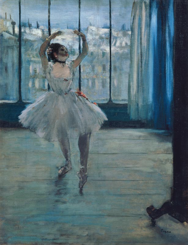 Die Tänzerin beim Fotografen von Edgar Degas