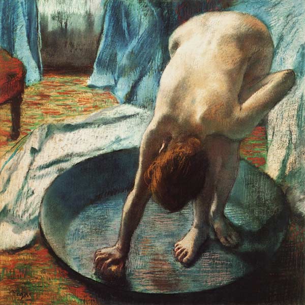 Frau in der Badewanne von Edgar Degas