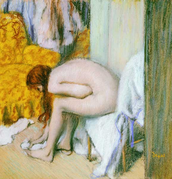 Nach dem Bade von Edgar Degas