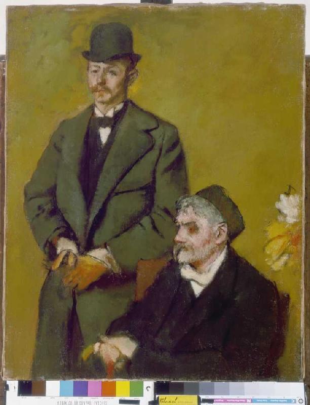 Bildnis der Herren Henri und Alexis Rouart. von Edgar Degas