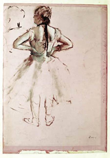 Dancer viewed from the back von Edgar Degas