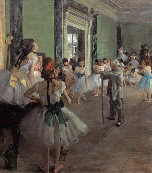 Die Tanzklasse von Edgar Degas