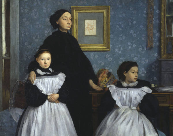 E.Degas, Familie Bellelli, Ausschnitt von Edgar Degas
