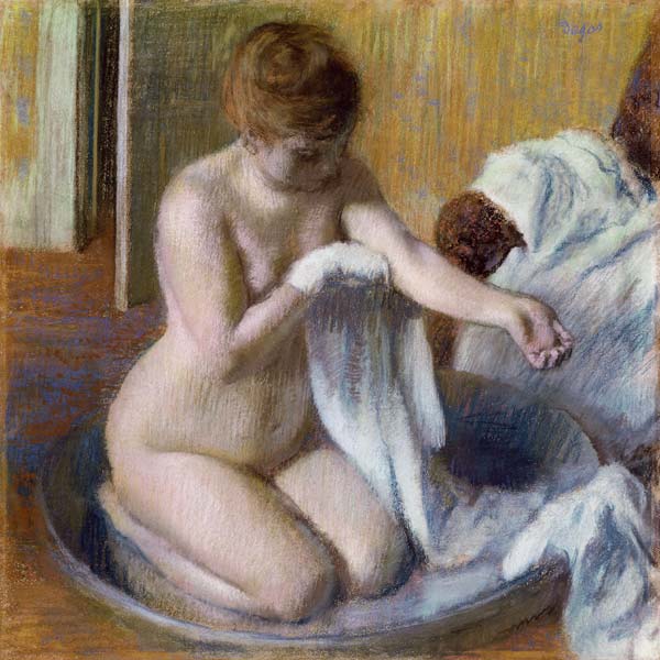 Frau im Badezuber von Edgar Degas