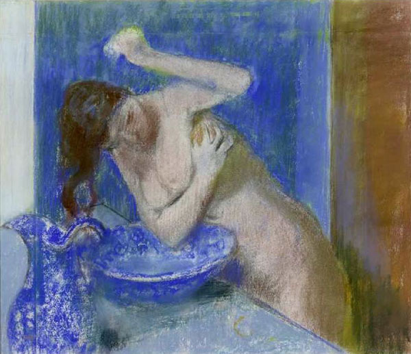 Junge Frau bei ihrer Toilette von Edgar Degas