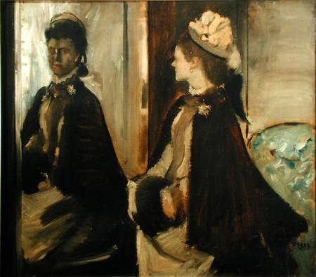 Madame Jeantaud in the mirror von Edgar Degas