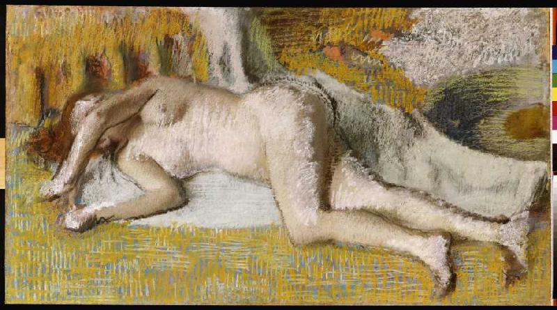 Nach dem Bad von Edgar Degas