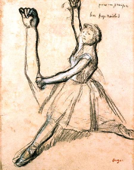 Study of a Dancer von Edgar Degas