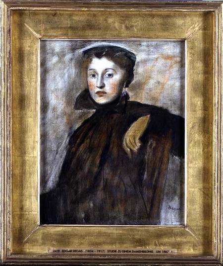 Study for a Portrait of a Lady von Edgar Degas