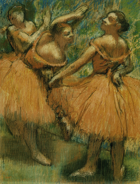 TÄnzerinnen in Rot von Edgar Degas