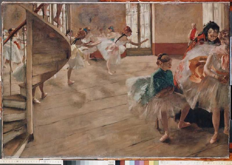 Die Tanzprobe von Edgar Degas