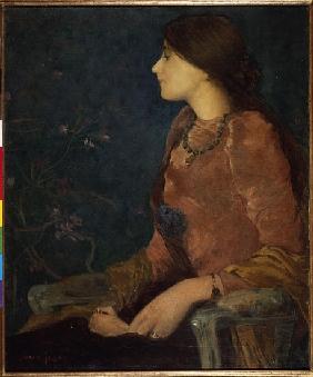 Pensive Lady, Seated