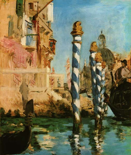 Canale Grande in Venedig von Edouard Manet