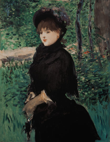 Beim Spaziergang von Edouard Manet