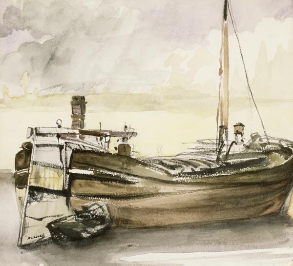 The Barge von Edouard Manet