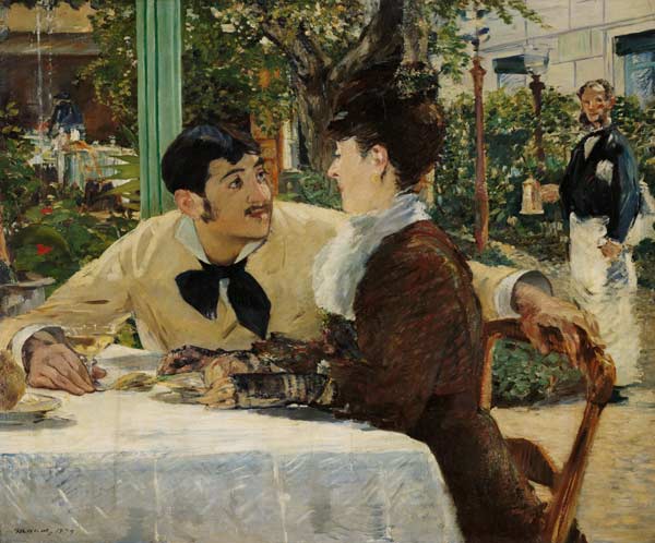 Paar bei Père Lathuille von Edouard Manet