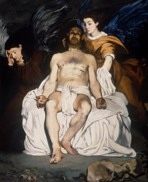 Manet / Dead Christ and Angels / 1864 von Edouard Manet