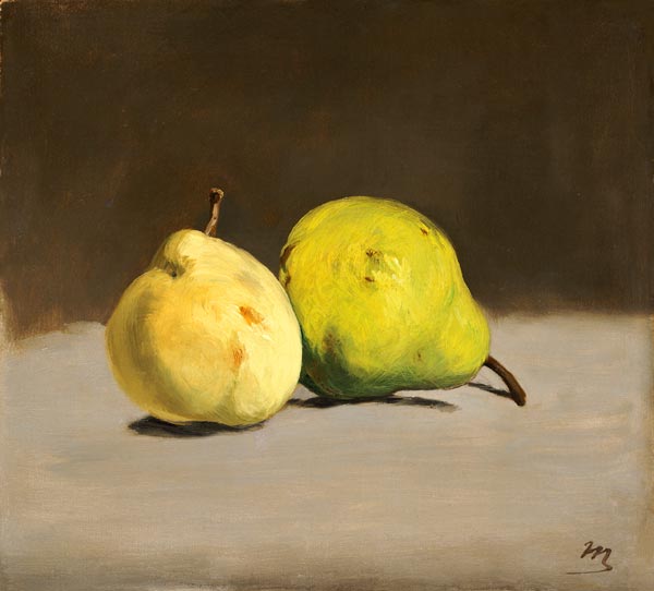 Zwei Birnen von Edouard Manet