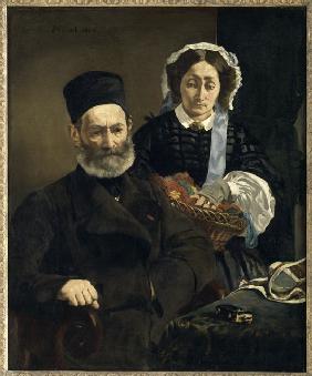 Monsieur und Madame Auguste Manet 1860
