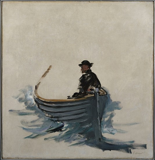 Study for The Escape of Rochefort, 1881 (oil on canvas laid on panel) von Edouard Manet