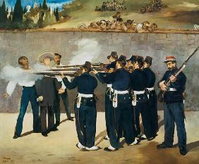 Die Erschießung Kaiser Maximilians von Mexico 1867