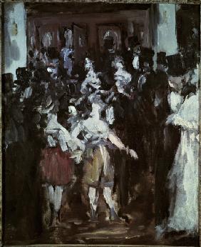 E.Manet, Maskenball in der Opera