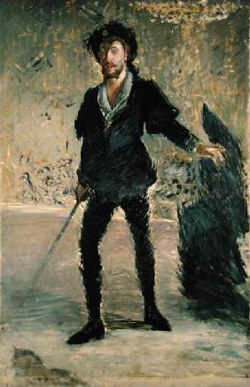 Jean Baptiste Faure (1840-1914) in the Opera 'Hamlet' by Ambroise Thomas (1811-86) (Study) 1877