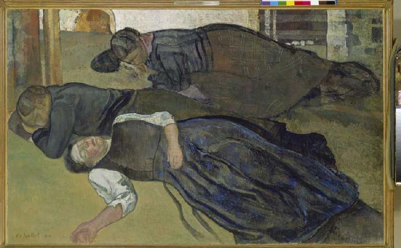 Schlafende Frauen von Edouard Vallet