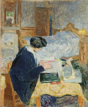 Lucy Hessel beim Lesen (Lucy Hessel lisant) 1913