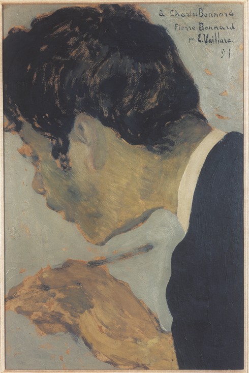 Porträt von Pierre Bonnard (1867-1947) von Edouard Vuillard