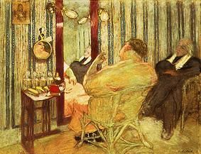 Sacha Guitry in seiner Garderobe von Edouard Vuillard
