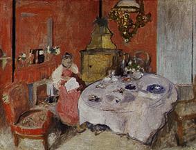 Das Speisezimmer (MmeVuillard dans la salle à manger) von Edouard Vuillard