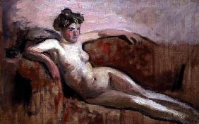 Reclining Nude, c.1919-20 (oil on canvas) 