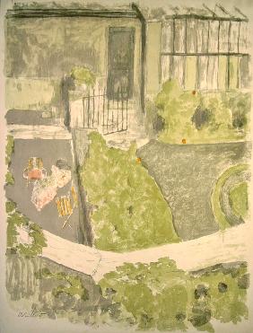 The Garden in front of the Studio, 1900/01 (colour litho) 