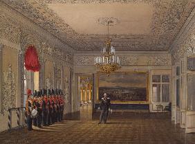 Die Halle der Wache im Winterpalast in St. Petersburg 1865