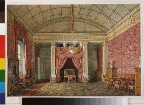 Die Interieurs des Winterpalastes. Das erste Reservezimmer. Das Schlafzimmer der Grossfürstin Maria  1867