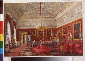 Die Interieurs des Winterpalastes. Das erste Reservezimmer. Das grosse Arbeitszimmer der Grossfürsti 1867