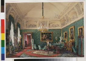 Die Interieurs des Winterpalastes. Das erste Reservezimmer. Das kleine Arbeitszimmer der Grossfürsti 1867