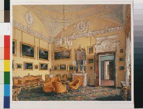 Die Interieurs des Winterpalastes. Das erste Reservezimmer. Das Wohnzimmer Herzogs Maximilian von Le 1668