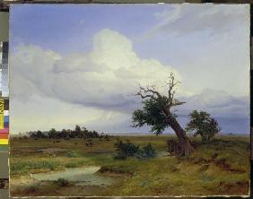 Landschaft mit absterbender Eiche 1832