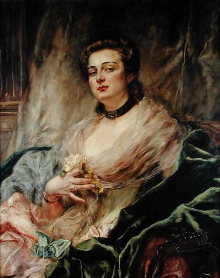 Portrait of the Artist's Wife von Eduardo-Leon Garrido