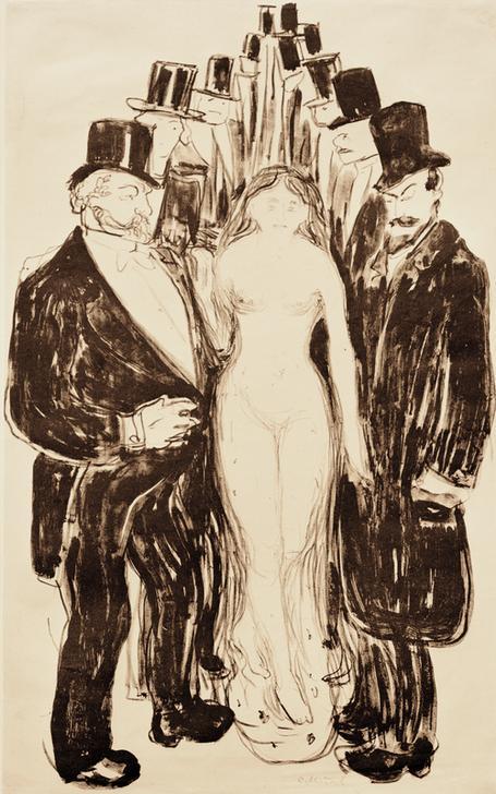 Die Gasse von Edvard Munch