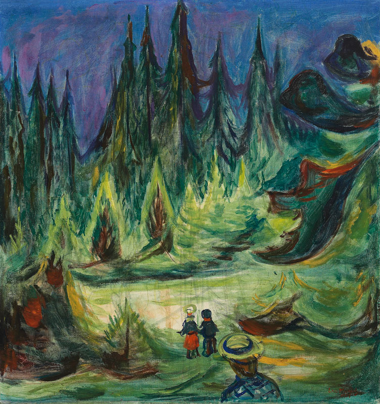 Der Märchenwald von Edvard Munch